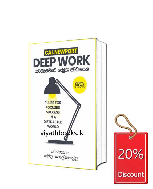 සාර්ථකත්වයට ගැඹුරු අවධානයක් – Deep Work